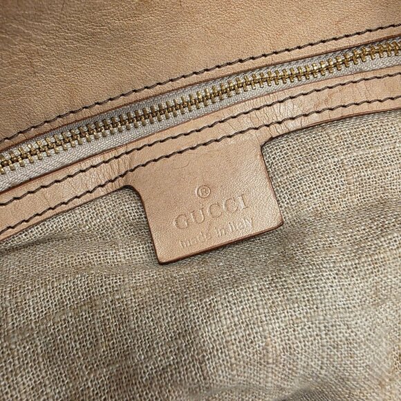 Gucci White Flora Horsebit Handbag Large Authentic Flower Butterfly Cricket - Picture 9 of 16